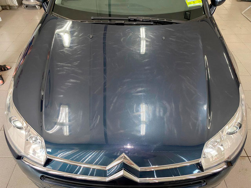 восстановление лакокрасочного покрытия автомобиля ситроен