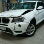 Кузовной ремонт БМВ (BMW) X3 после ДТП