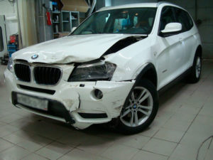 Кузовной ремонт БМВ (BMW) X3 после ДТП