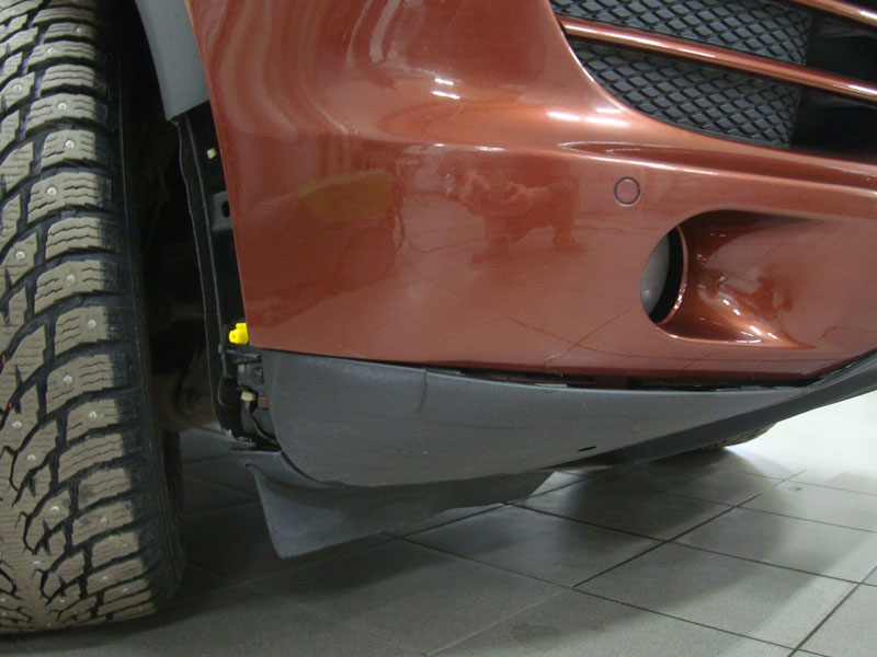 Ремонт и покраска переднего бампера Порш Кайен (Porsche Cayenne)