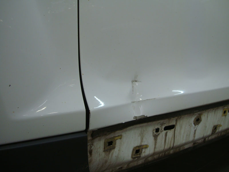 Ремонт и покраска передней левой двери Ауди (Audi) Q7