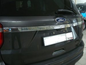 Устранение вмятины на багажнике автомобиля Форд Эксплорер (Ford Explorer)
